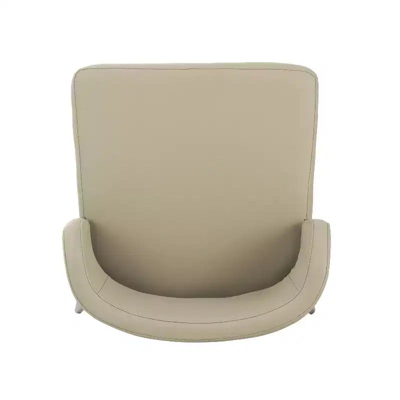 Tabouret de bar industriel en métal et similicuir (Lot de 2)