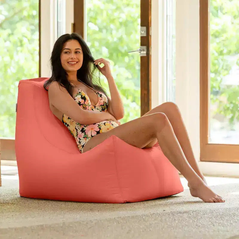 Chaise de patio en pouf d'extérieur et chaise longue de piscine