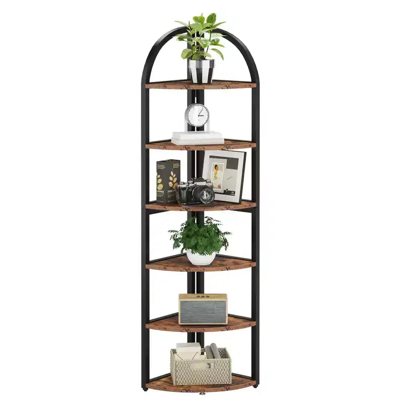 71.65 Narrow Space Saving Tall Bookshelf