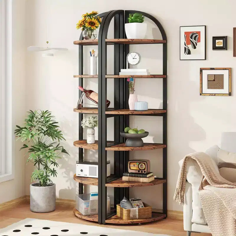 71,65 cm Bibliothèque haute peu encombrante