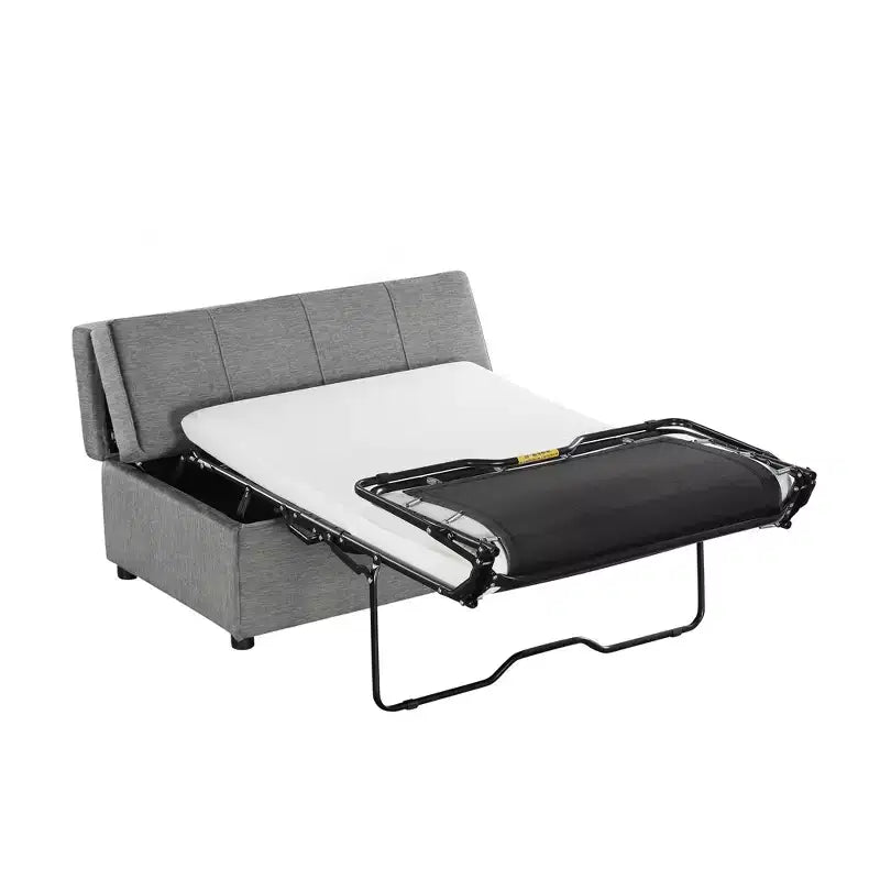 Lit Ottoman Convertible une place avec Matelas - Lit d'appoint peu encombrant pour Salon et Appartement