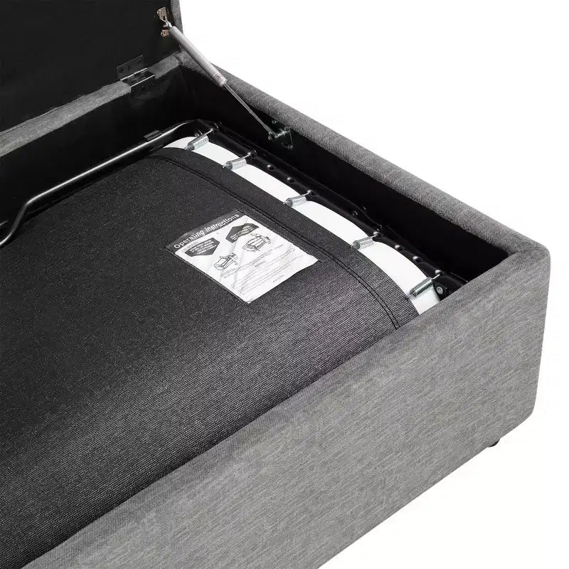 Lit Ottoman Convertible une place avec Matelas - Lit d'appoint peu encombrant pour Salon et Appartement