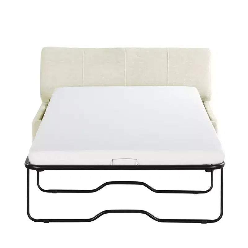 Lit Ottoman Convertible une place avec Matelas - Lit d'appoint peu encombrant pour Salon et Appartement