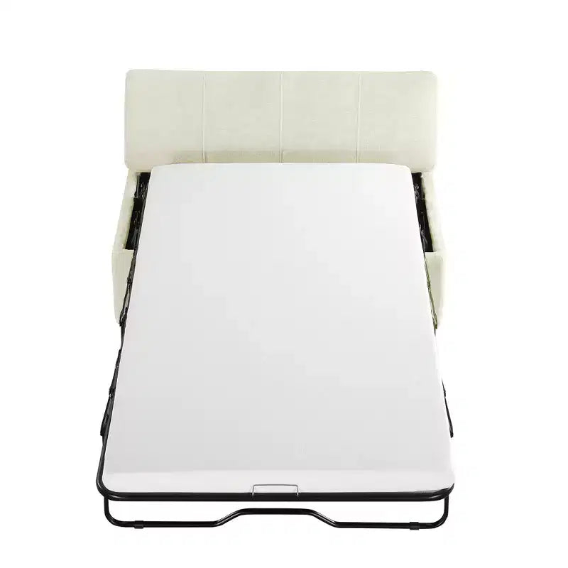 Lit Ottoman Convertible une place avec Matelas - Lit d'appoint peu encombrant pour Salon et Appartement