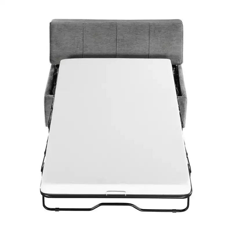 Lit Ottoman Convertible une place avec Matelas - Lit d'appoint peu encombrant pour Salon et Appartement