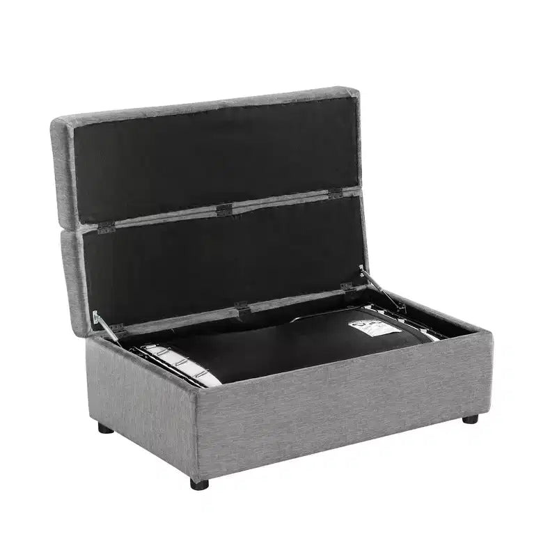 Lit Ottoman Convertible une place avec Matelas - Lit d'appoint peu encombrant pour Salon et Appartement