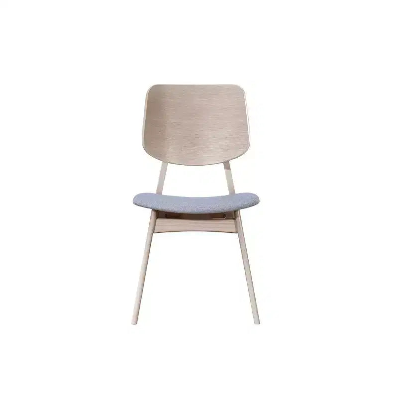 New Classic Furniture, Chaise de salle à manger Oscar à dossier en bois (lot de 2), Frêne blanc