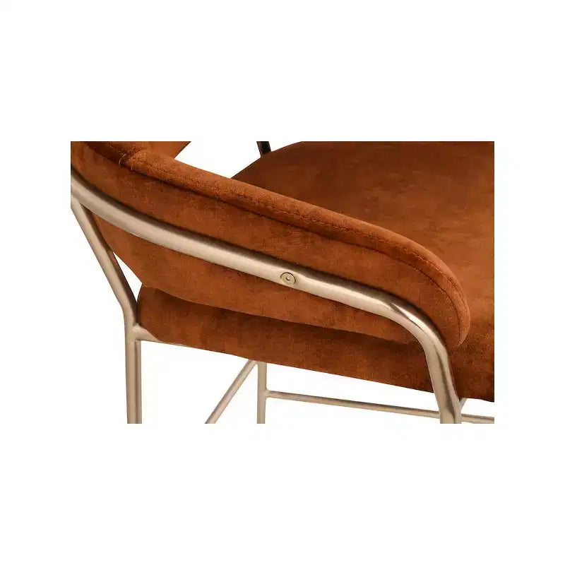 Tabouret de bar en velours