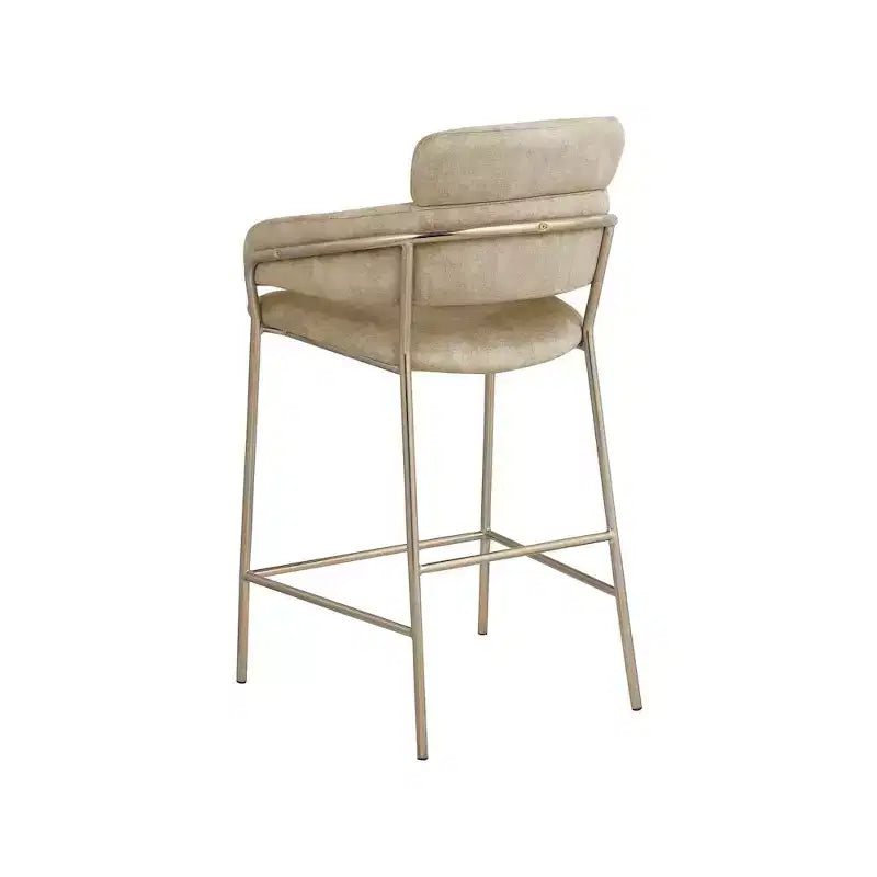 Tabouret de bar en velours