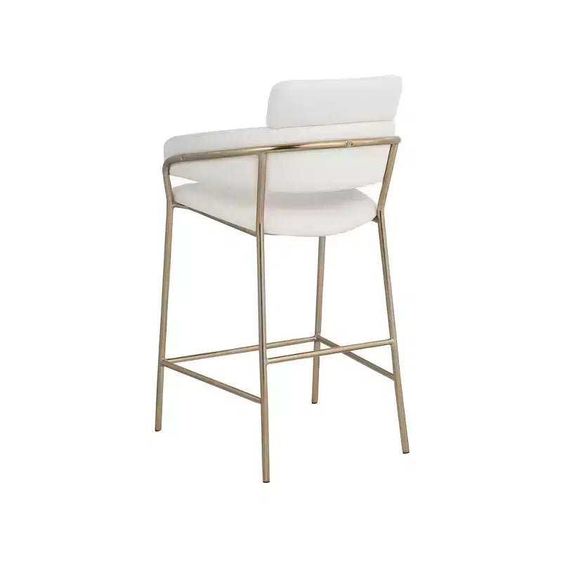 Tabouret de bar en velours