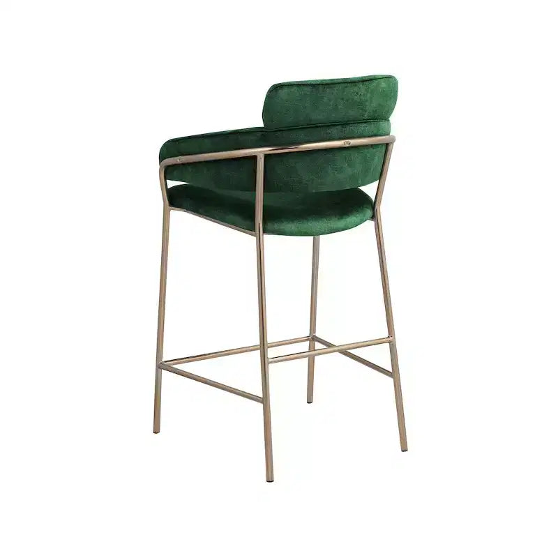 Tabouret de bar en velours