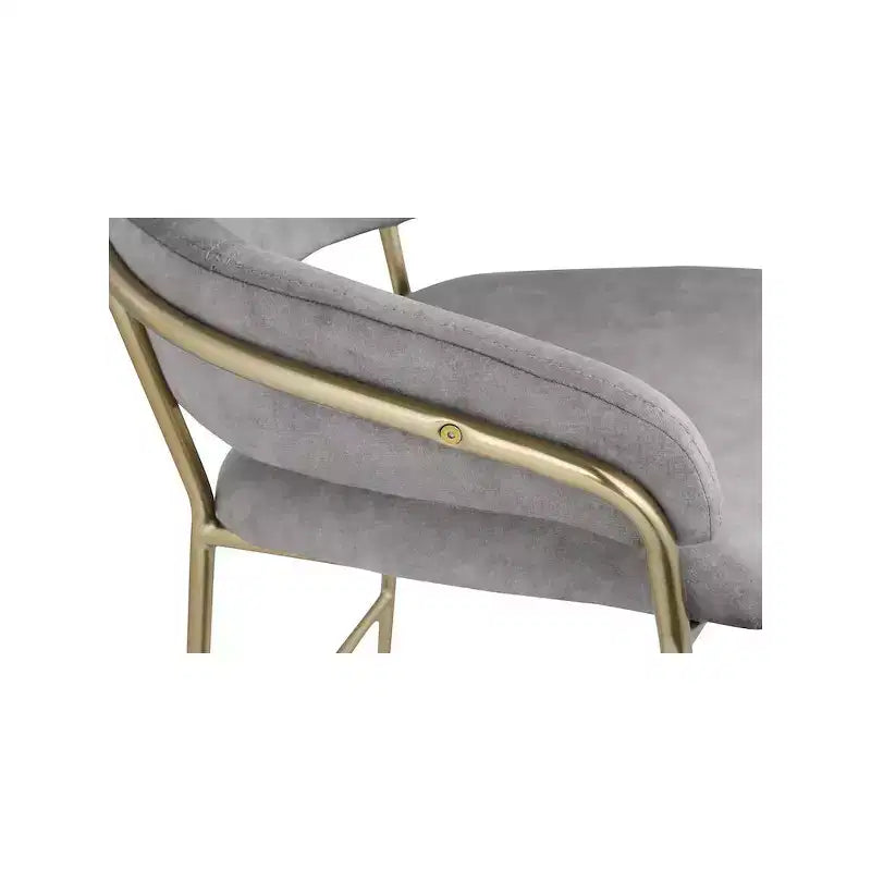Tabouret de bar en velours