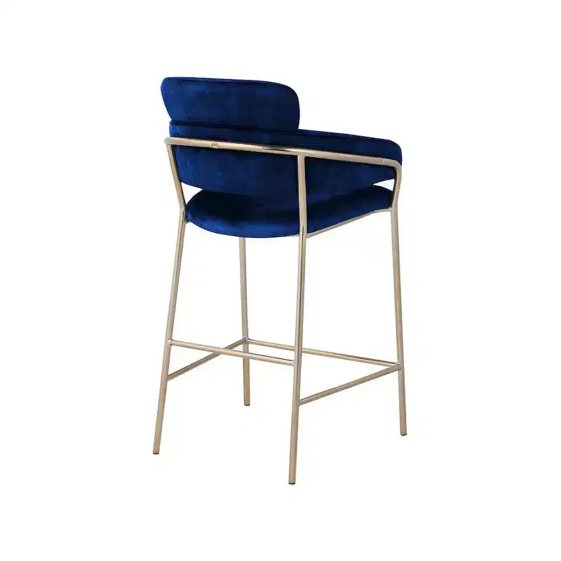 Tabouret de bar en velours