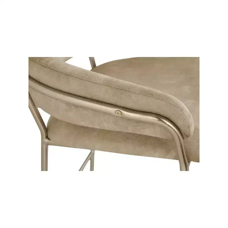 Tabouret de bar en velours