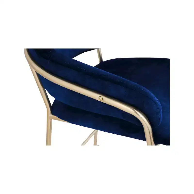 Tabouret de bar en velours