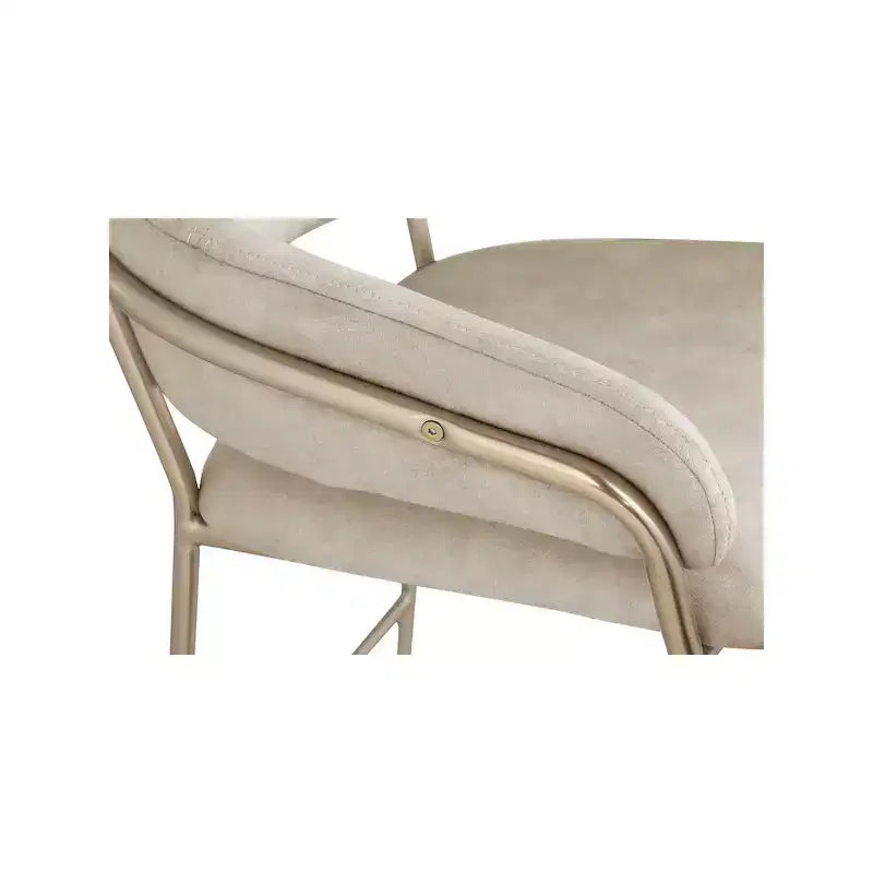Tabouret de bar en velours