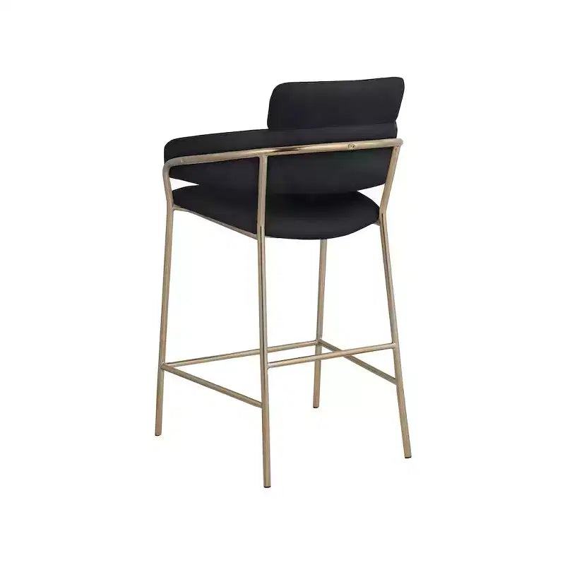 Tabouret de bar en velours