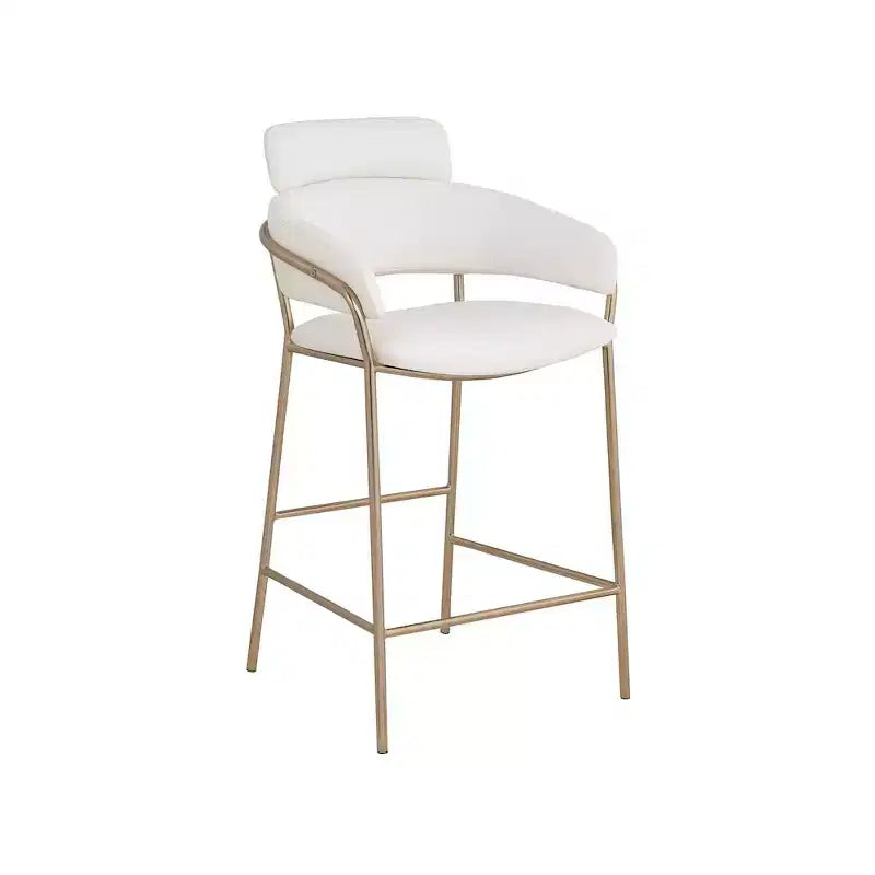 Tabouret de bar en velours