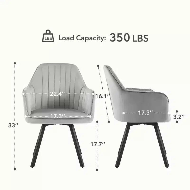 Lot de 2 chaises de salle à manger du milieu du siècle avec accoudoirs