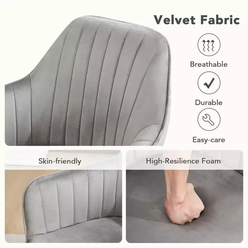 Lot de 2 chaises de salle à manger du milieu du siècle avec accoudoirs